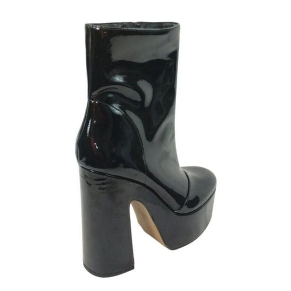 Jessica Simpson Womens 7.5 Madlaina Patent Bootie Platform Boot Pumps New - Picture 12 of 12